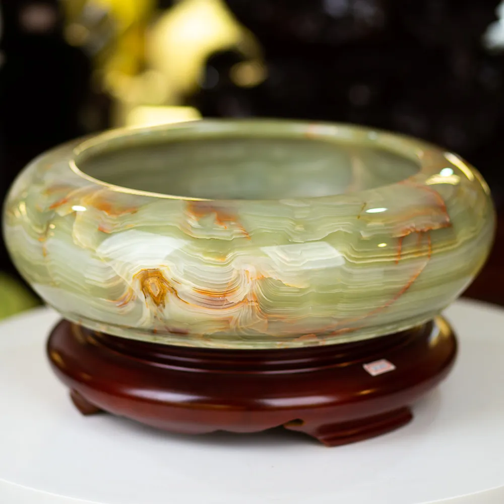 MINH ĐƯỜNG TỤ THỦY ĐÁ ONYX XANH 17,2Kg - M22781