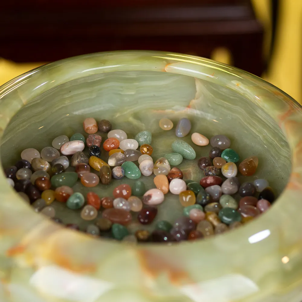 MINH ĐƯỜNG TỤ THỦY ĐÁ ONYX XANH 17,2Kg - M22781