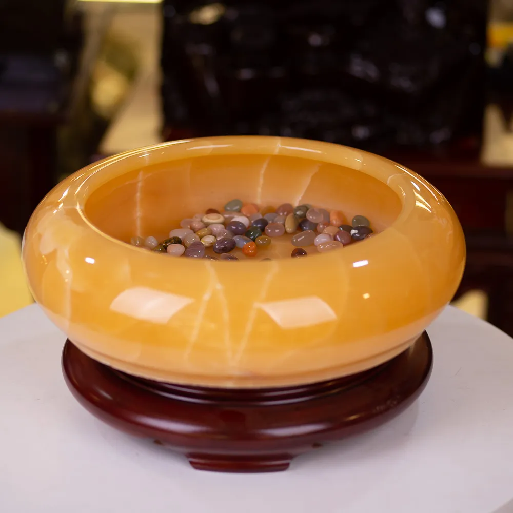 MINH ĐƯỜNG TỤ THỦY ĐÁ ONYX VÀNG 15Kg - M22782