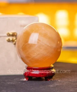 Quả Cầu Phong Thuỷ Canxit Vàng 2kg - M16606