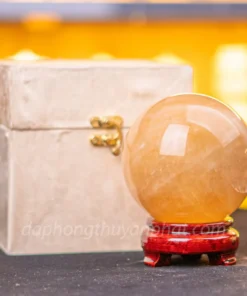 Quả Cầu Phong Thuỷ Canxit Vàng 1,62kg - M16603