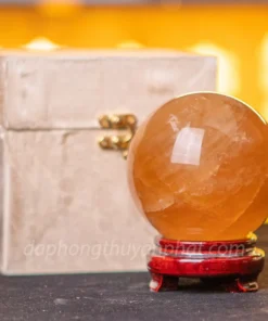 Quả Cầu Phong Thuỷ Canxit Vàng 1.56kg - M16607