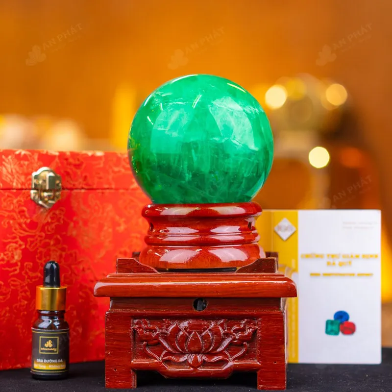 Quả Cầu Thạch Anh Xanh - Fluorite Xanh - 1,66kg - M1879166