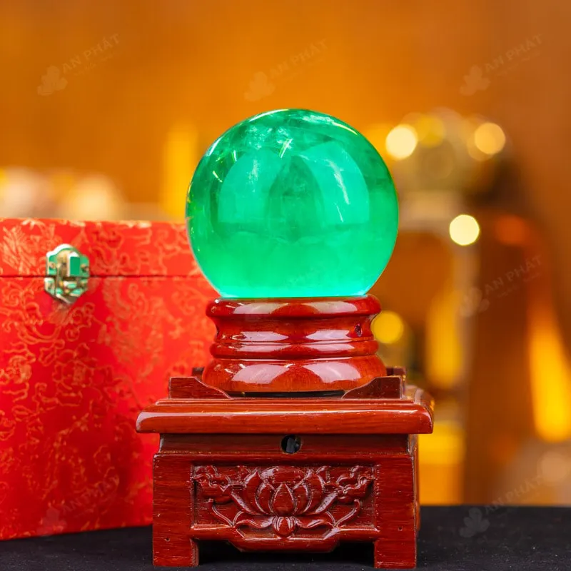 Quả Cầu Thạch Anh Xanh - Fluorite Xanh - 1,66kg - M1879166