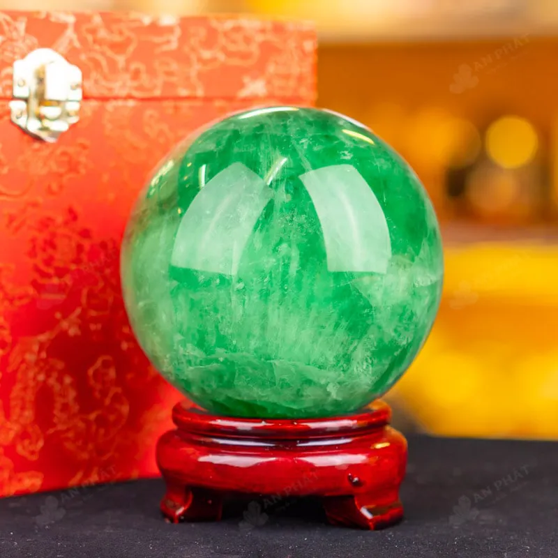 Quả Cầu Thạch Anh Xanh - Fluorite Xanh - 1,66kg - M1879166