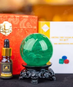 Quả Cầu Thạch Anh Xanh - Fluorite Xanh - 0,47kg - M1879047