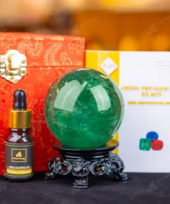 Quả Cầu Thạch Anh Xanh - Fluorite Xanh - 0,6kg - M187906