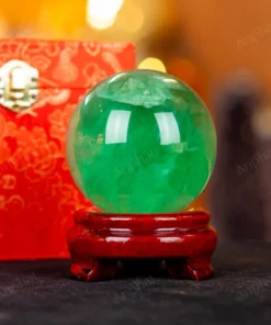 Quả Cầu Thạch Anh Xanh - Fluorite Xanh 4A - 0,78kg - M1879078