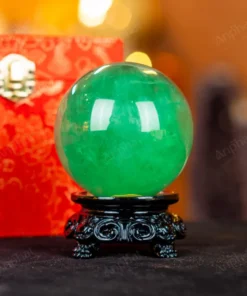 Quả Cầu Thạch Anh Xanh - Fluorite Xanh 4A - 0,78kg - M1879078