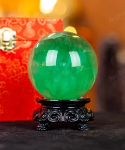Quả Cầu Thạch Anh Xanh - Fluorite Xanh 4A - 0,78kg - M1879078