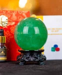 Quả Cầu Thạch Anh Xanh - Fluorite Xanh 4A - 0,79kg - M18790790