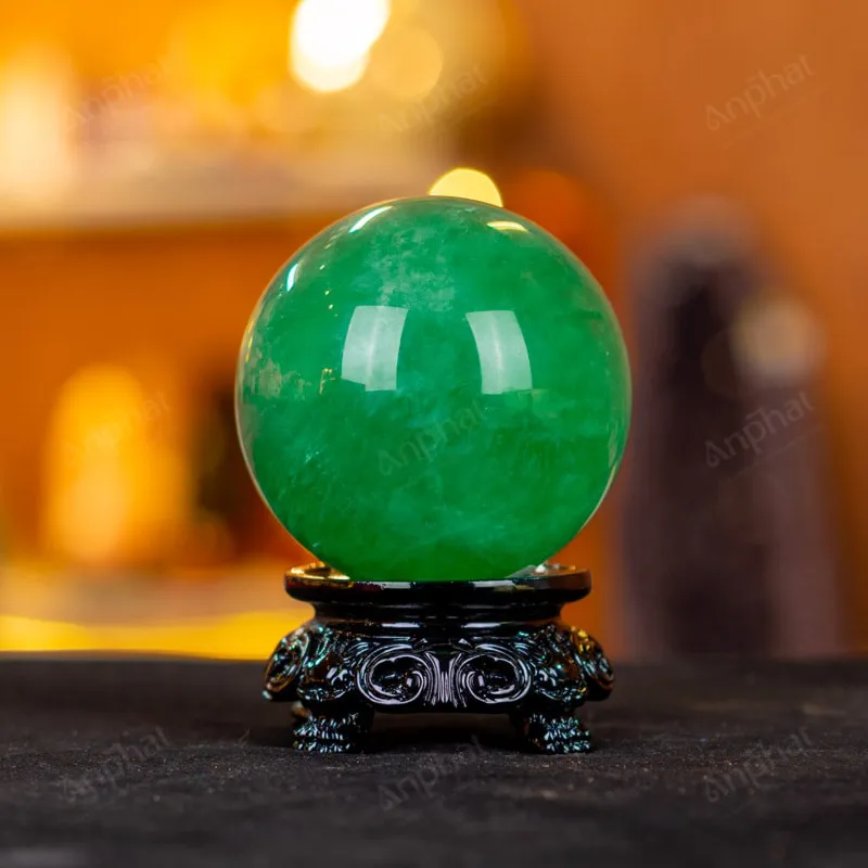 Quả Cầu Thạch Anh Xanh - Fluorite Xanh 4A - 0,79kg - M18790790