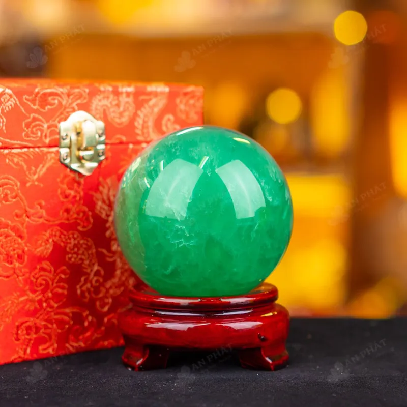 Quả Cầu Thạch Anh Xanh - Fluorite Xanh - 0,87kg - M1879087