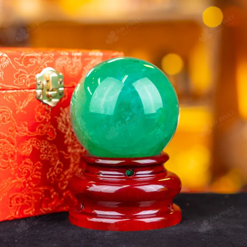 Quả Cầu Thạch Anh Xanh - Fluorite Xanh - 0,87kg - M1879087