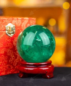 Quả Cầu Thạch Anh Xanh - Fluorite Xanh - 0,99kg - M1879099