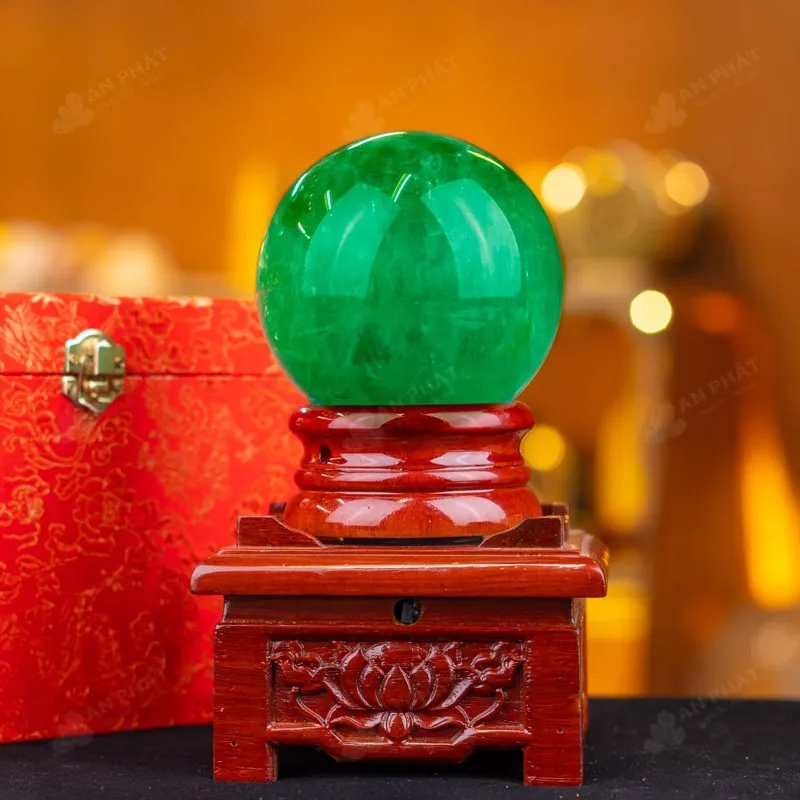Quả Cầu Thạch Anh Xanh - Fluorite Xanh - 1,81kg - M1879181