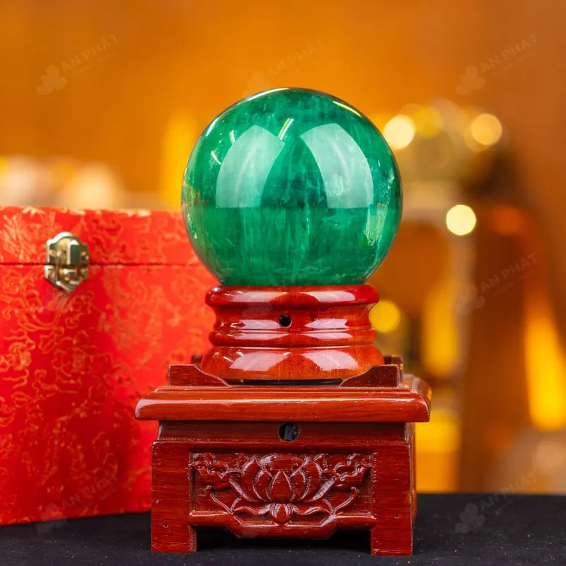 Quả Cầu Thạch Anh Xanh - Fluorite Xanh - 1,92kg - M1879192