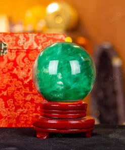 Quả Cầu Thạch Anh Xanh - Fluorite Xanh 4A - 2,56kg - M1879256