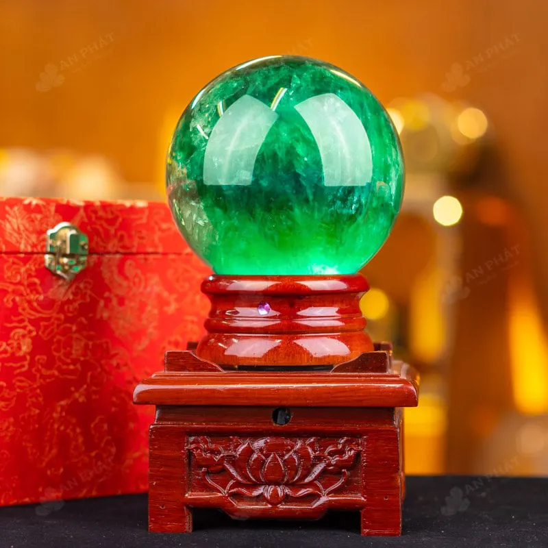 Quả Cầu Thạch Anh Xanh - Fluorite Xanh - 2,66kg - M1879266