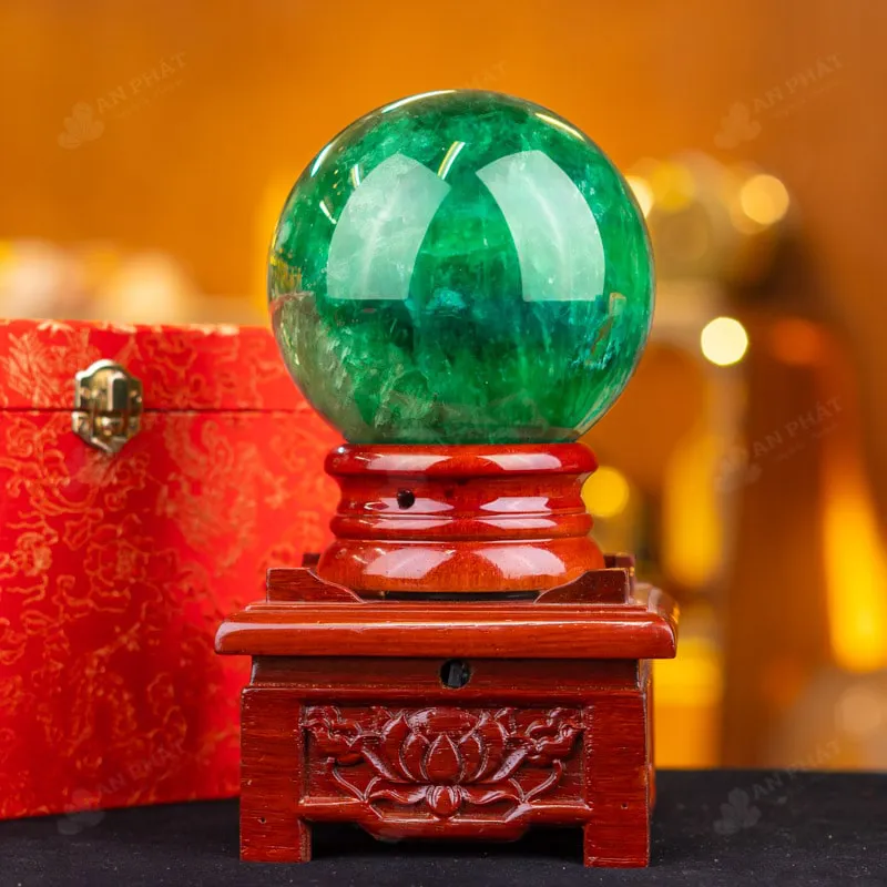 Quả Cầu Thạch Anh Xanh - Fluorite Xanh - 2,66kg - M1879266