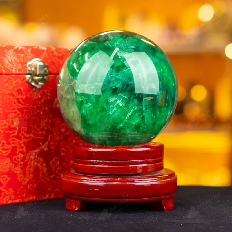 Quả Cầu Thạch Anh Xanh - Fluorite Xanh - 2,66kg - M1879266