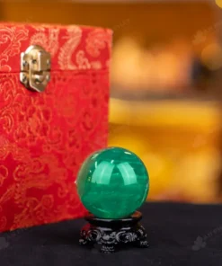 Quả Cầu Thạch Anh Xanh - Fluorite Xanh - 0,13Kg - M2650013