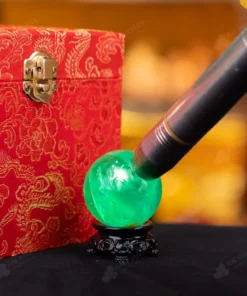 Quả Cầu Thạch Anh Xanh - Fluorite Xanh - 0,141Kg - M26500141