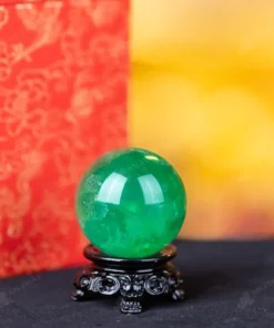 Quả Cầu Thạch Anh Xanh - Fluorite Xanh - 0,21Kg - M2650021