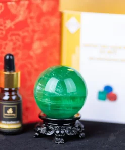 Quả Cầu Thạch Anh Xanh - Fluorite Xanh - 0,23Kg - M2650023