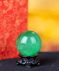 Quả Cầu Thạch Anh Xanh - Fluorite Xanh - 0,25Kg - M2650025