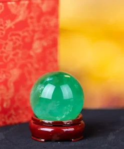 Quả Cầu Thạch Anh Xanh - Fluorite Xanh - 0,25Kg - M2650025