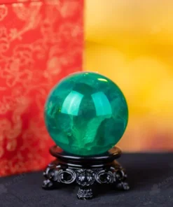 Quả Cầu Thạch Anh Xanh - Fluorite Xanh - 0,35Kg - M2650035