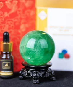 Quả Cầu Thạch Anh Xanh - Fluorite Xanh - 0,36Kg - M2650036