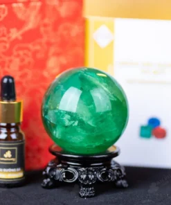 Quả Cầu Thạch Anh Xanh - Fluorite Xanh - 0,41Kg - M2650041