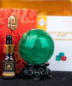 Quả Cầu Thạch Anh Xanh - Fluorite Xanh - 0,488Kg - M26500488