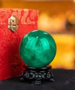 Quả Cầu Thạch Anh Xanh - Fluorite Xanh - 0,488Kg - M26500488