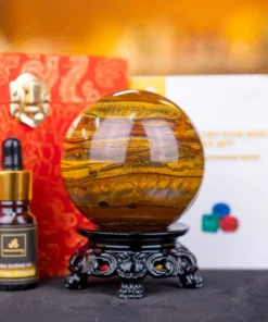 Quả Cầu Phong Thủy Đá Mắt Hổ - 0,67kg - M2769067