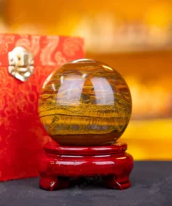 Quả Cầu Phong Thủy Đá Mắt Hổ - 0,67kg - M2769067