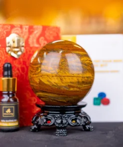 Quả Cầu Phong Thủy Đá Mắt Hổ - 0,68kg - M2769068