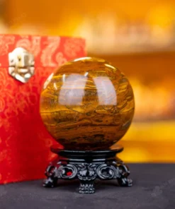 Quả Cầu Phong Thủy Đá Mắt Hổ - 0,68kg - M2769068