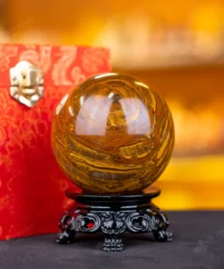 Quả Cầu Phong Thủy Đá Mắt Hổ - 0,68kg - M2769068