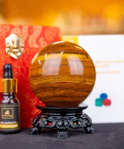 Quả Cầu Phong Thủy Đá Mắt Hổ - 0,69kg - M2769069