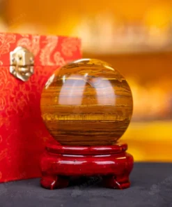 Quả Cầu Phong Thủy Đá Mắt Hổ - 0,69kg - M2769069