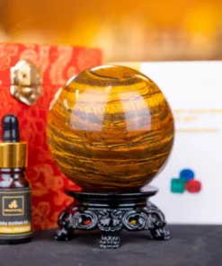 Quả Cầu Phong Thủy Đá Mắt Hổ - 0,78kg - M2769078