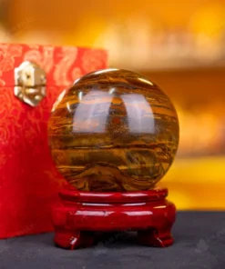 Quả Cầu Phong Thủy Đá Mắt Hổ - 0,78kg - M2769078