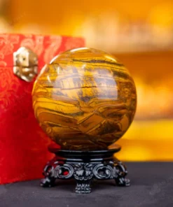 Quả Cầu Phong Thủy Đá Mắt Hổ - 0,85kg - M2769085