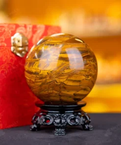 Quả Cầu Phong Thủy Đá Mắt Hổ - 0,85kg - M2769085