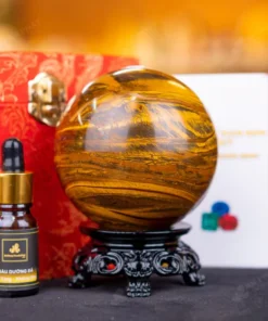 Quả Cầu Phong Thủy Đá Mắt Hổ - 0,93kg - M2769093