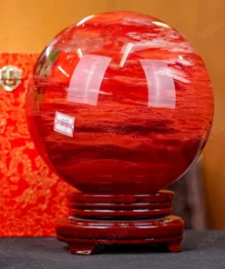 Quả Cầu Đá Núi Lửa Đỏ - 8,9kg - M034689