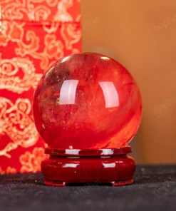Quả Cầu Đá Núi Lửa Đỏ - 0,31kg - M2157031